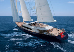 cruising sailing super-yacht