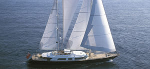 cruising sailing super-yacht