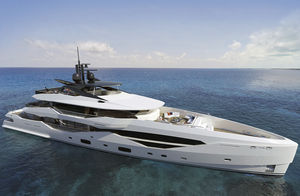 cruising mega-yacht