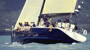 racing sailing yacht