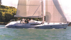 cruising sailing yacht