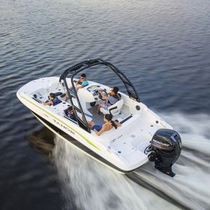 outboard deck boat