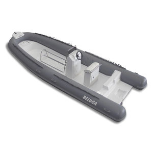 outboard inflatable boat / rigid / center console / 12-person max.
