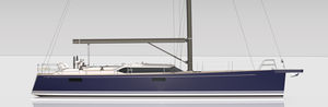 cruising sailing yacht
