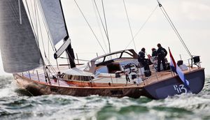 cruising-racing sailing yacht