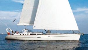cruising sailing yacht