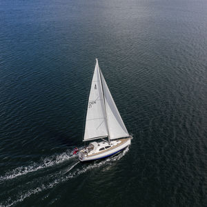 cruising sailboat