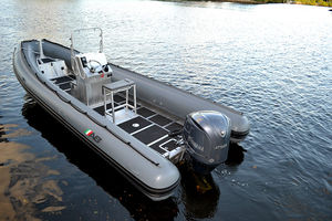military boat / outboard / rigid hull inflatable boat / aluminum