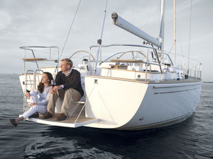 cruising sailboat