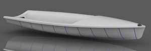 double-handed sailing dinghy