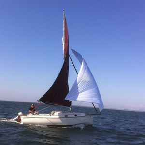 cruising sailboat