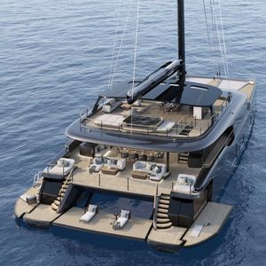 catamaran sailing super-yacht