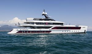 cruising mega-yacht