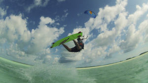 twin-tip kiteboard