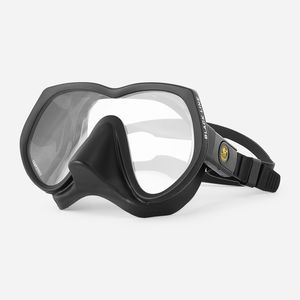 Tilos Titanica, Single Lens Mask for Scuba and Snorkeling (Black, Adult)