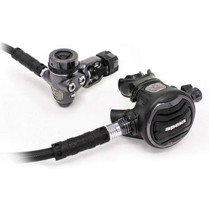 first and second stage scuba regulator