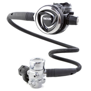 first and second stage scuba regulator