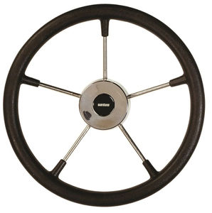 polyurethane-coated power boat steering wheel