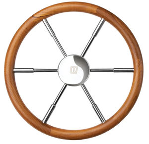 stainless steel power boat steering wheel