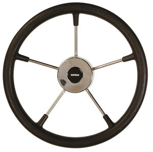 polyurethane-coated power boat steering wheel