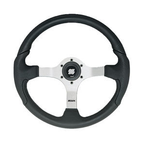 polyurethane-coated power boat steering wheel