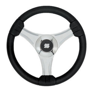 polyurethane-coated power boat steering wheel