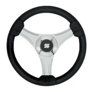 Mahogany power boat steering wheel - MOROSINI - ULTRAFLEX S.P.A.