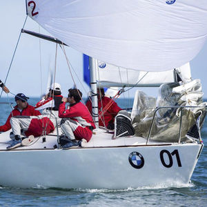 spinnaker / for one-design sport keelboats / J24 / tri-radial cut