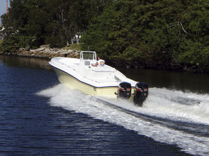 outboard center console boat 1