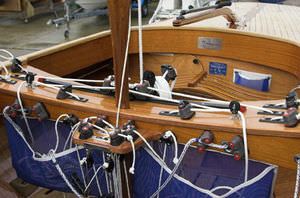 one-design sailboat