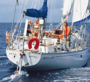 sailboat wind vane self-steering system
