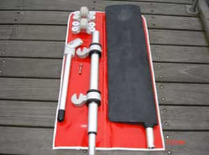 sailboat emergency rudder blade