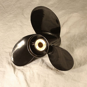 boat propeller / fixed-pitch / outboard and sterndrive / 3-blade