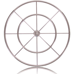 stainless steel power boat steering wheel / traditional