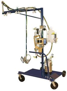 resin spraying machine