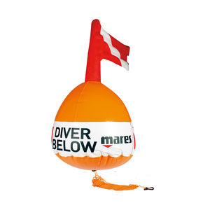 Dive buoy - Torpedo - EPSEALON - PVC / cylindrical / orange