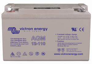 12 V marine battery