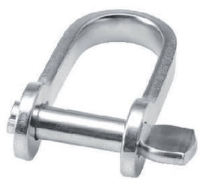 straight shackle for sailboats