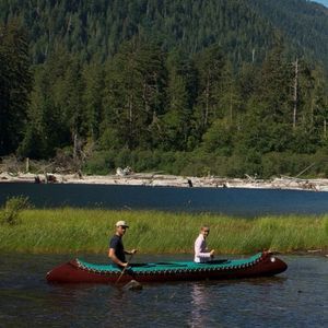 Canadian canoe - ORCA 500 - Holzrand - Gatz Kanus - 3-person / adult /  orange