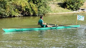 classic rowing boat