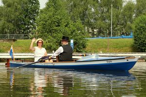 single scull racing shell