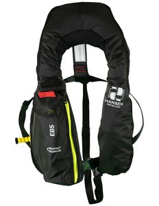 self-inflating life jacket / 275 N / with safety harness / professional