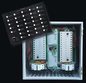 boat monitoring and control panel