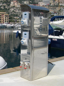 pedestal with built-in light