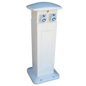 pedestal with built-in light