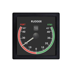 boat indicator / rudder angle / analog