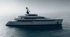 cruising mega-yacht