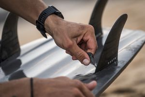 kitesurfing fin