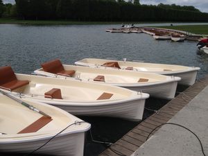 classic rowing boat