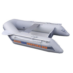 outboard inflatable boat / electric / 2-person max. / inflatable keel